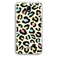 Leopard pattern: Samsung Galaxy J7 (2017) Transparant Hoesje
