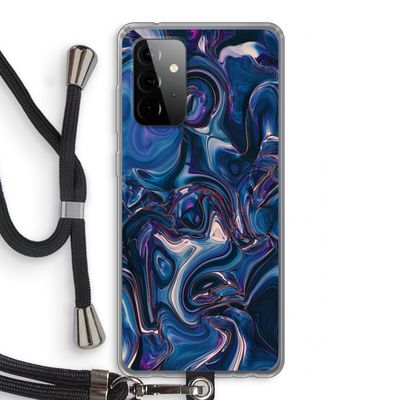 Mirrored Mirage: Samsung Galaxy A72 5G Transparant Hoesje met koord