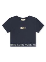 Michael Kors Kids t-shirt en jersey à bande logo - Bleu - thumbnail