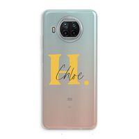 Amber Script: Xiaomi Mi 10T Lite 5G Transparant Hoesje