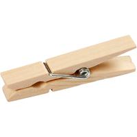 Creativ Company Wasknijpers, l: 48 mm, b: 6 mm, 50 stuk/ 1 doos