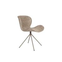 Zuiver OMG Eetkamerstoelen Soft Beige - Set van 2