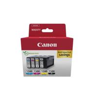 Multipack-inktcartridges - CANON - PGI-1500 Zwart/Cyaan/Magenta/Geel - thumbnail