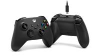 Microsoft Xbox Wireless Controller + USB-C Cable Zwart Gamepad Analoog/digitaal PC, Xbox One, Xbox One S, Xbox One X, Xbox Series S, Xbox Series X - thumbnail