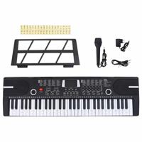 VidaXL 61 toetsen piano elektrisch keyboard met muziekstandaard VidaXL 61 toetsen piano elektrisch keyboard met muziekstandaard