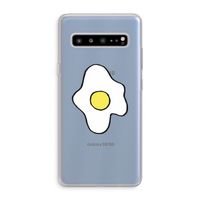 Spiegelei: Samsung Galaxy S10 5G Transparant Hoesje