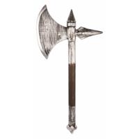 Verkleed wapens Viking bijl - middeleeuwen wapens - kunststof - 60 cm