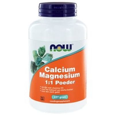 NOW Calcium & magnesium 1:1 (227 gr)