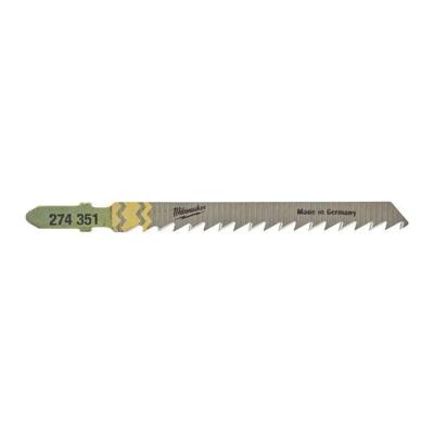 Milwaukee T 101 D Decoupeerzaagblad voor Precisiesneden in Hout VE= 25 - 4932373490