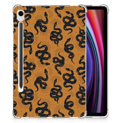 Back Case voor Samsung Galaxy Tab S9 Snakes Back Case voor Samsung Galaxy Tab S9 Snakes
