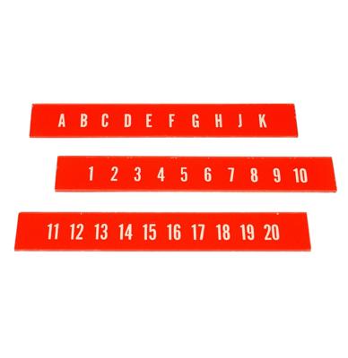 Ami Continental 2 Letters En Nummers Strips (Set van 3)
