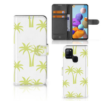 Samsung Galaxy A21s Hoesje Palmtrees - thumbnail