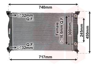 Van Wezel Radiateur 03002241