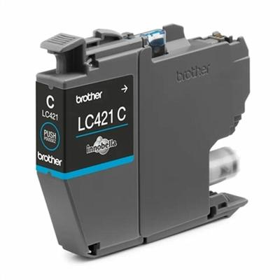 Originele inktcartridge Brother LC-421C Blauw Cyaan