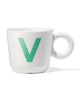 HEMA Mok 280ml Letter V