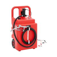 Mobiel tankstation - met elektrische pomp, kraan en wielen - 120 l - 37 l/min