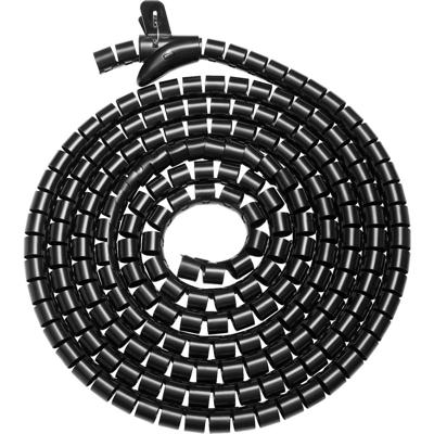 Digitus Ribbelbuis Kunststof, PET Zwart flexibel (l x b x h) 5 m x 30 mm x 30 mm 1 stuk(s) DA-90508