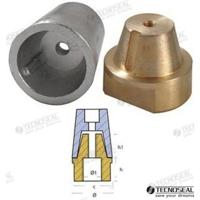 Ánodos punta de ejes Radice TEN00419 - ANODO RADICE COMPLETO ZINC EJE 100
