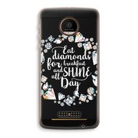 Diamonds: Motorola Moto Z Force Transparant Hoesje Diamonds: Motorola Moto Z Force Transparant Hoesje