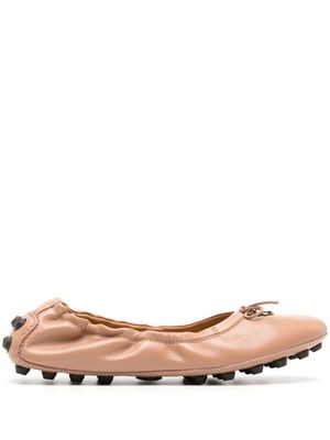 Tod's ballerines Gommino en cuir - Rose