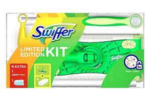 Swiffer Kit Vloerreiniger & Droge Vloerdoekjes En Duster Plus Navulling.  Ideaal
