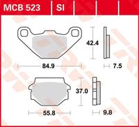 TRW Remblokken, en remschoenen voor de moto, MCB523 Allround organisch - thumbnail