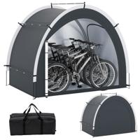 Fietsgarage Buiten Fietshoes met Waterbestendig Zilvergecoat Weefsel Ritsdeur Zwart Fietsgarage Buiten Fietshoes met Waterbestendig Zilvergecoat Weefsel Ritsdeur Zwart