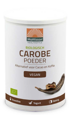 Mattisson HealthStyle Biologisch Carobe Poeder Mattisson HealthStyle Biologisch Carobe Poeder