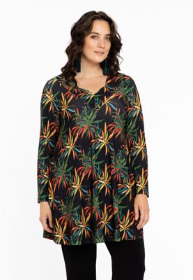 Yoek Tuniek wide bottom BOTANICA | Groen | Maat 46/48