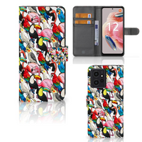Xiaomi Redmi Note 12 4G Telefoonhoesje met Pasjes Birds - thumbnail
