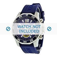 Invicta horlogeband 7431 Rubber Blauw 22mm - thumbnail