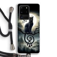 Moonlight Companions: Samsung Galaxy S20 Ultra Transparant Hoesje met koord