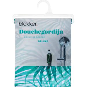 Blokker Douchegordijn Premium Groen Blad