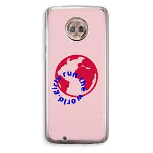 Run The World: Motorola Moto G6 Transparant Hoesje