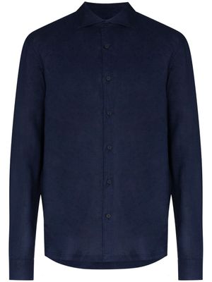 Orlebar Brown chemise Giles à manches longues - Bleu