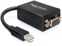 DeLOCK 65256 video kabel adapter 0,18 m VGA Mini Displayport 1.1a Zwart