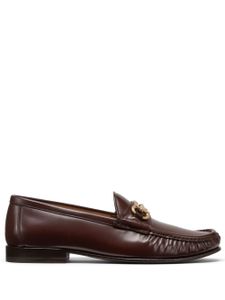 Brunello Cucinelli mocassins en cuir à mors - Marron