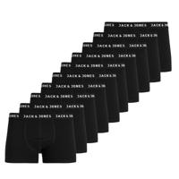 Jack & Jones Boxershorts JACHUEY Trunks 10-pack Zwart-M