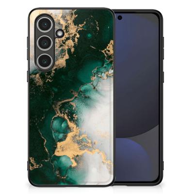 Marmeren Print Telefoonhoesje voor Samsung Galaxy S24 FE Marmer Groen