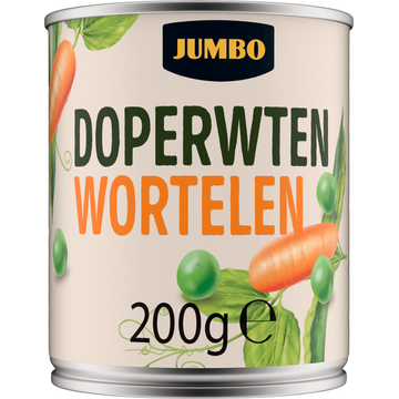Jumbo Doperwten Wortelen 200 g
