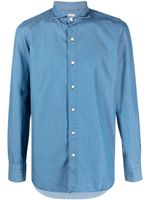 Finamore 1925 Napoli chemise en denim - Bleu