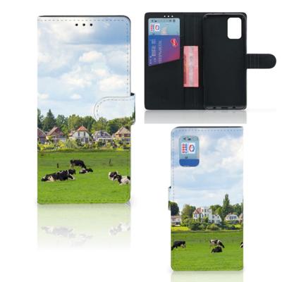 Samsung Galaxy A02s | M02s | Telefoonhoesje | Met pasjeshouder | Koeien
