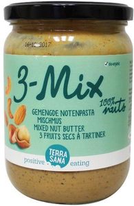 3 mix notenpasta zonder pinda bio