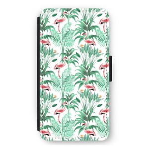 Flamingo bladeren: iPhone 12 mini Flip Hoesje