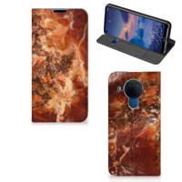 Nokia 5.4 | Standcase | Marmer Bruin