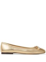 Jimmy Choo ballerines Elme - Or - thumbnail