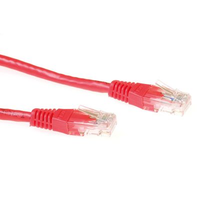 ACT IB8500 U/UTP CAT6 Patchkabel Rood - 50 cm