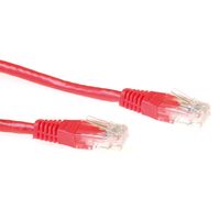 ACT IB8500 U/UTP CAT6 Patchkabel Rood - 50 cm