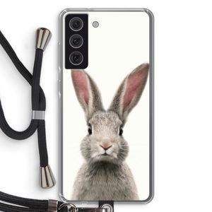 Daisy: Samsung Galaxy S21 FE Transparant Hoesje met koord