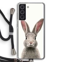 Daisy: Samsung Galaxy S21 FE Transparant Hoesje met koord